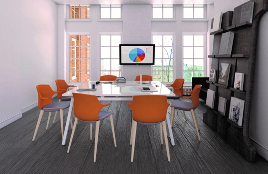Table De Réunion Design Carrée TINECCI